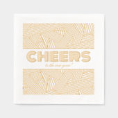 Feiern Sie das neue Jahr! Servietten Mit Folie (Vorderseite)