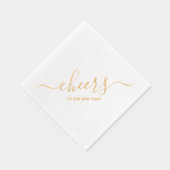 Feiern Sie das neue Jahr! Servietten Mit Folie (Rechts)