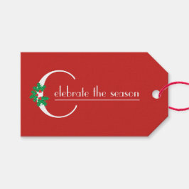 Feiern Sie das sommerliche und weiße Geschenk-Tag Geschenkanhänger