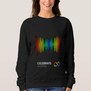 Feiern Sie das Spektrum der Neurodivergenz Au Sweatshirt
