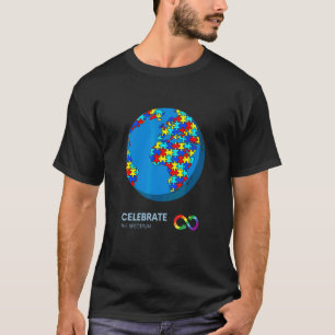 Feiern Sie das Spektrum der Neurodivergenz Au T-Shirt