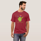 Feiern Sie das vierte (androide Wanze Droid) T-Shirt (Vorne ganz)