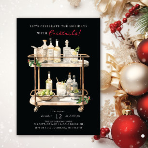 Feiern Sie das Weihnachts-Cocktail-Party Einladung