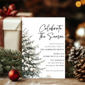 Feiern Sie das Weihnachtsessen-Party der Saison Einladung