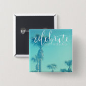 Feiern Sie das Wochenende Button (Vorne & Hinten)