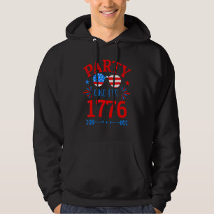 Feiern Sie den 4. Juli und 1776 Unabhängigkeitstag Hoodie