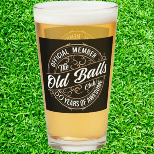 Feiern Sie den 50. Geburtstag stilvoll! Glas