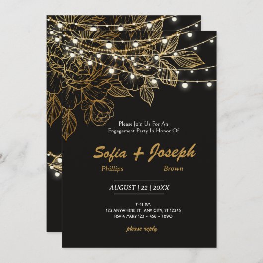 Feiern Sie den Beginn eines neuen Lebens Einladung (Vorne/Hinten)