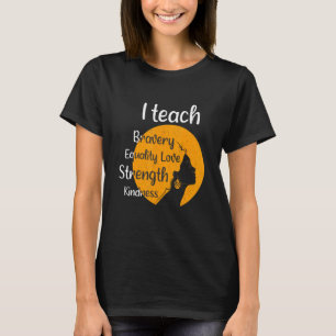 Feiern Sie den Black History Month, ich unterricht T-Shirt