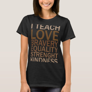 Feiern Sie den Black History Month, ich unterricht T-Shirt