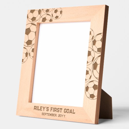 Feiern Sie den Fußball- oder den benutzerdefiniert Geätzte Rahmen (Links)