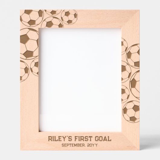 Feiern Sie den Fußball- oder den benutzerdefiniert Geätzte Rahmen (Vorderseite)