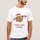 Feiern Sie den Geist der Weihnachtsfeier T-Shirt (Vorderseite)