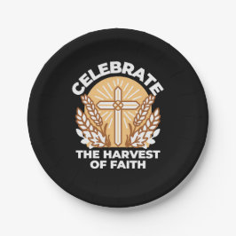 Feiern Sie den Glauben an Ernte - Inspiration Pappteller