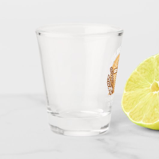 Feiern Sie den Glauben an Ernte - Inspiration Schnapsglas (Links)