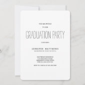 Feiern Sie den Graduate| Ausbildungspartei 2016 Einladung (Rückseite)