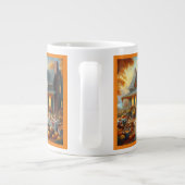 Feiern Sie den Herbstschwung mit gemütlichem Charm Jumbo-Tasse (Rückseite)