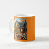 Feiern Sie den Herbstschwung mit gemütlichem Charm Kaffeetasse (Vorderseite Links)