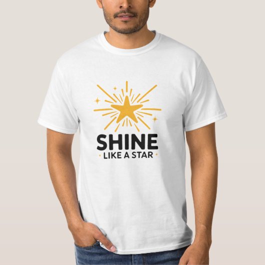 Feiern Sie den Kosmos mit Star Art T-Shirt (Vorderseite)