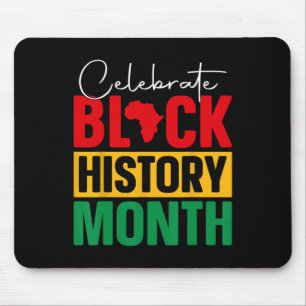 Feiern Sie den Monat der schwarzen Geschichte Afri Mousepad