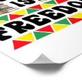 Feiern Sie den Monat der Schwarzen Geschichte mit Poster (Ecke)