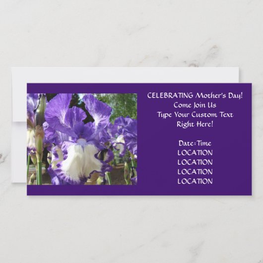 Feiern Sie den Muttertag! Einladungen kommen uns b (Vorderseite)