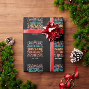 Feiern Sie den National Hispanic Heritage Month St Geschenkpapier