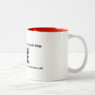 Feiern Sie den Sieg jeden Morgen! Zweifarbige Tasse