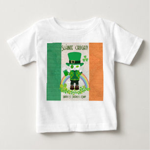 Feiern Sie den St. Patrick's Day mit einer glückli Baby T-shirt
