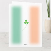Feiern Sie den St. Patrick's Day mit einer glückli Karte (Rückseite)
