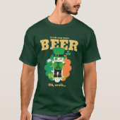 Feiern Sie den St. Patrick's Day mit einer glückli T-Shirt (Vorderseite)