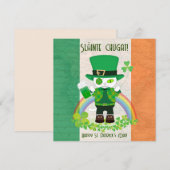Feiern Sie den St. Patrick's Day mit einer Lucky C (Vorne/Hinten)