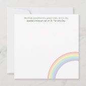 Feiern Sie den St. Patrick's Day mit einer Lucky C (Rückseite)