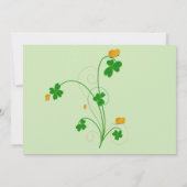 Feiern Sie den St. Patrick's Day mit uns!" Feier Einladung (Rückseite)