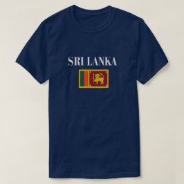 Feiern Sie den T - Shirt der sri-lankischen Flagge