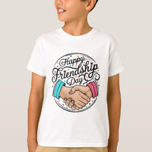 Feiern Sie den Tag der glücklichen Freundschaft mi T-Shirt