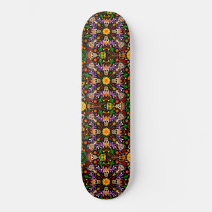 Feiern Sie den Tag der Toten im mexikanischen Stil Skateboard
