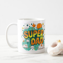 Feiern Sie den Tag des Vaters mit unserem Super-Va Kaffeetasse