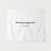 Feiern Sie den Tag mit furchtlosem Stil Wandteppich (Vorderseite (Horizontal))