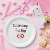 Feiern Sie die 60. Pappteller (Party)