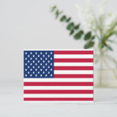 Feiern Sie die amerikanische Flagge, ZSSG Postkarte (Stehend Vorderseite)