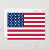 Feiern Sie die amerikanische Flagge, ZSSG Postkarte (Vorne/Hinten)