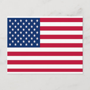 Feiern Sie die amerikanische Flagge, ZSSG Postkarte