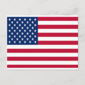 Feiern Sie die amerikanische Flagge, ZSSG Postkarte (Vorderseite)
