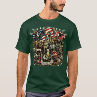 Feiern Sie die amerikanische Geschichte mit unsere T-Shirt