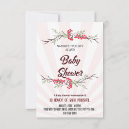 Feiern Sie die Ankunft Ihres kleinen Wunders! Einladung