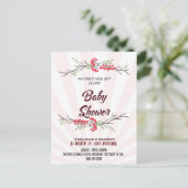 Feiern Sie die Ankunft Ihres kleinen Wunders! Postkarte (Stehend Vorderseite)