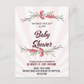 Feiern Sie die Ankunft Ihres kleinen Wunders! Postkarte (Vorderseite)