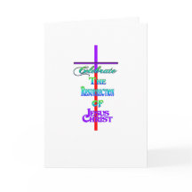 Feiern Sie die Auferstehungskarte