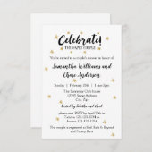 Feiern Sie die Dusche im Paar - 3x5 Einladung (Vorne/Hinten)